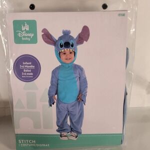 New Disney‎ Stitch Costume Infant Size 3-6 Months Halloween Jumpsuit